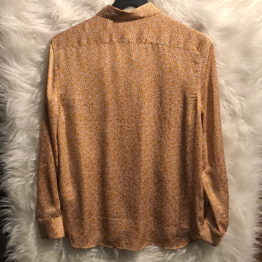 Equipment Yellow Button Down Shirt - image 3